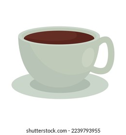 coffee mug icon on white background