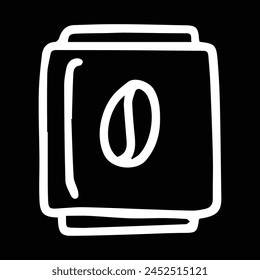 coffee mug icon outline design