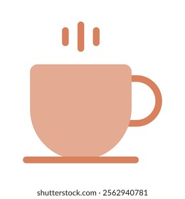 A coffee mug icon representing beverages, relaxation, or break time