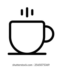 A coffee mug icon representing beverages, relaxation, or break time