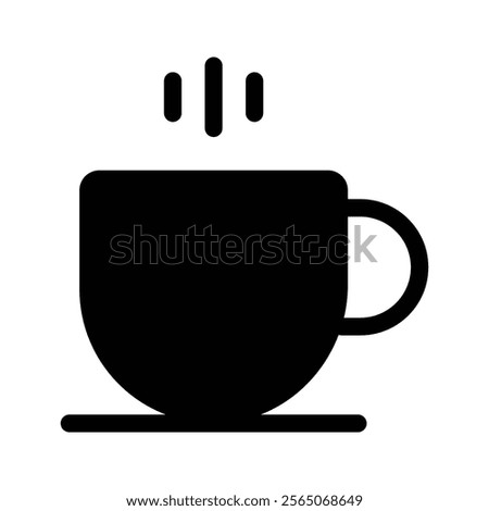 A coffee mug icon representing beverages, relaxation, or break time