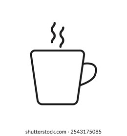 Coffee mug icon. simple vecor icon.