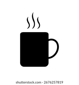 Icono de taza de café Vector simple aislado símbolo de estilo de moda ilustración para Web y App.. eps
