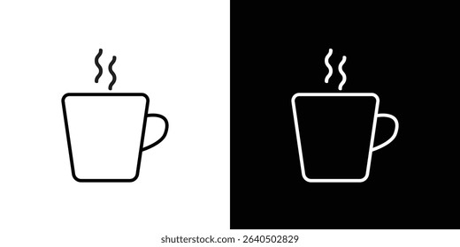 Coffee mug icon symbol concept for graphic design, Website, UI. EPS