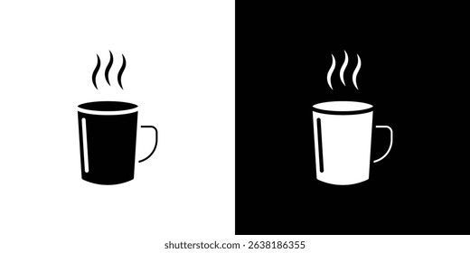 Coffee mug icon symbols. Vector illustration.