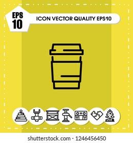 Coffee mug icon vector