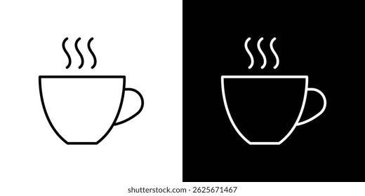 Coffee mug icon vector collection. vector sign illustration