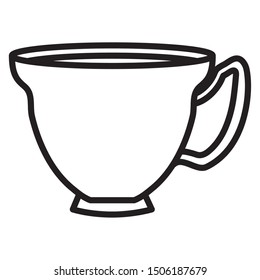 coffee mug icon vector illustration