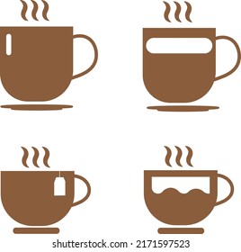 Coffee mug icon Vector image on white background