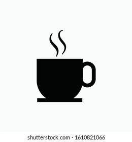 coffee mug icon vector sign symbol isolated