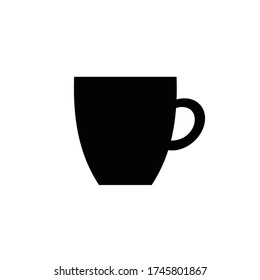 coffee mug icon vector sign symbol isolated