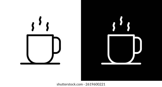 Coffee mug icon Vector symbol in trendy flat style