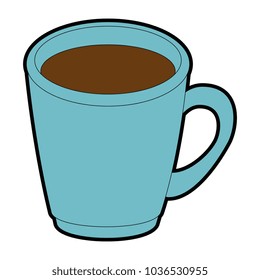 coffee mug isolated icon