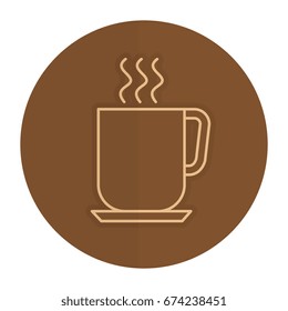 coffee mug isolated icon