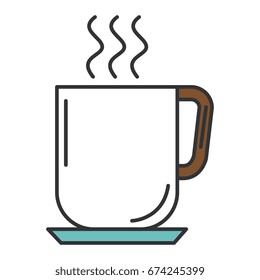 coffee mug isolated icon