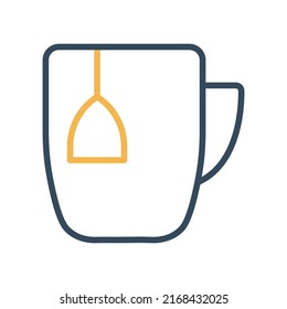 Coffee mug Isolated Vector icon which can easily modify or edit

