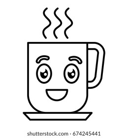 coffee mug kawaii character