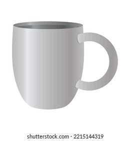 coffee mug mockup on white background
