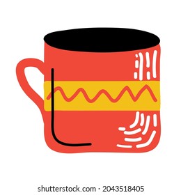 coffee mug on white background