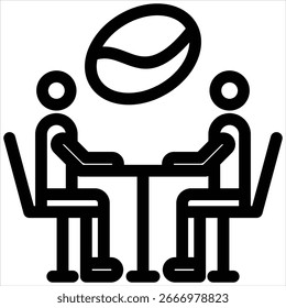 Coffee Becher Umrisssymbol Vektorgrafik