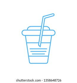 Coffee Mug sign - Cold coffee mug icon