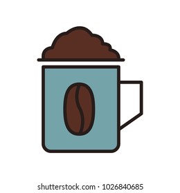 Coffee mug symbol