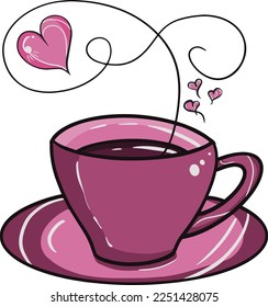 coffee mug tea mug hearts february 14 valentine's day