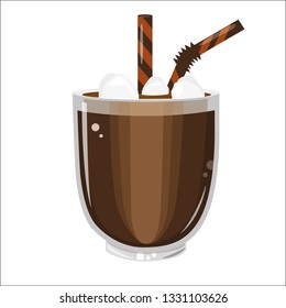 Coffee mug. Vector.