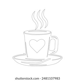 coffee mug vector art  design 