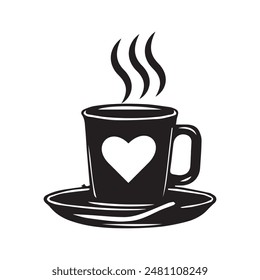 coffee mug vector art  design 