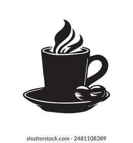 coffee mug vector art  design 