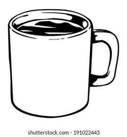 Coffee mug vector illustration