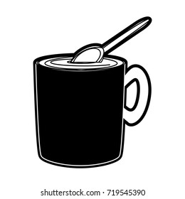 coffee mug  vector illustration