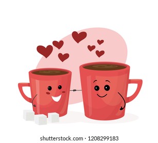 coffee mugs, valentine's day