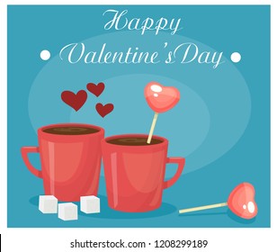 coffee mugs, valentine's day
