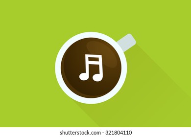 Coffee & music icon