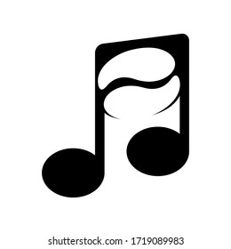 coffee and music vector logo design