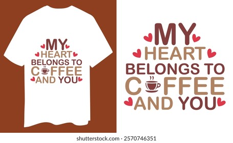 Coffee is My Love Language T-Shirt Design