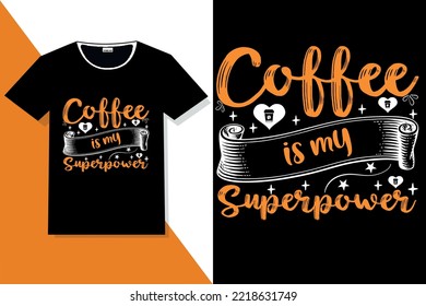 coffee is my therapy hand lettering or coffee typography t shirt