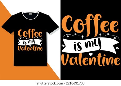 coffee is my therapy hand lettering or coffee typography t shirt