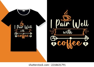 coffee is my therapy hand lettering or coffee typography t shirt