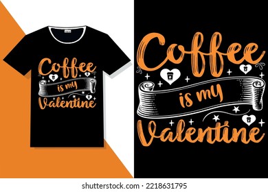 coffee is my therapy hand lettering or coffee typography t shirt