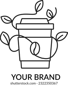 Kaffee mit Naturkonzept bereit für Ihr Café
