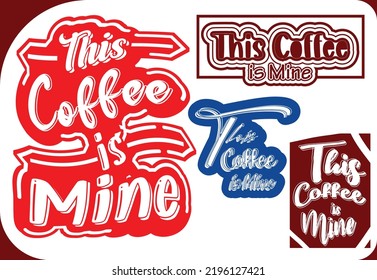 Coffee new t shirt and sticker design  bundle