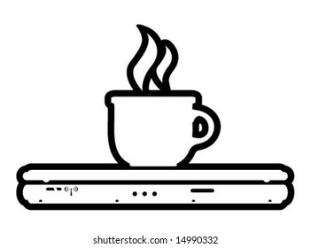 Coffee on Laptop