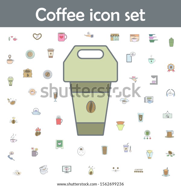 Coffee on road colored icon. Coffee icons\
universal set for web and\
mobile