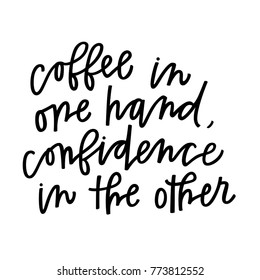 Coffee in one hand, kindness in the other