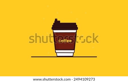 Coffee ontime vector illustration design for use.