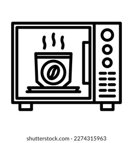 Coffee Oven Icon Design For Personal And Commercial Use