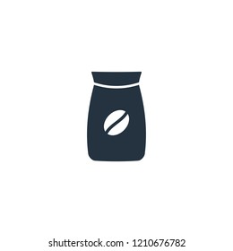 Coffee pack isolated icon on white background, 400 coffee set, logo and sign